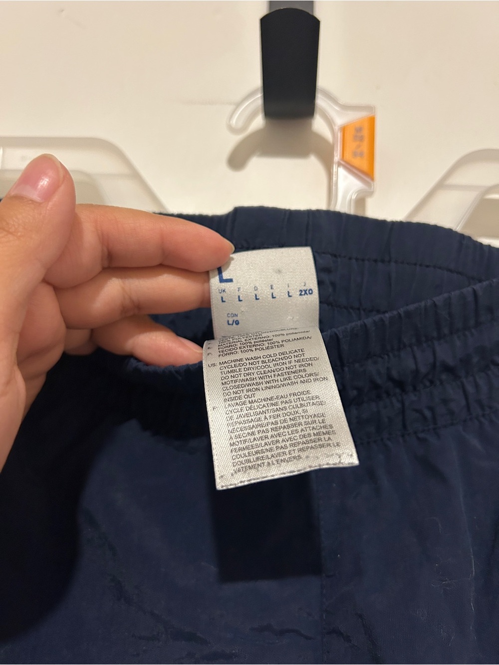 Navy blue Reebok track pants - Picture 4 of 7